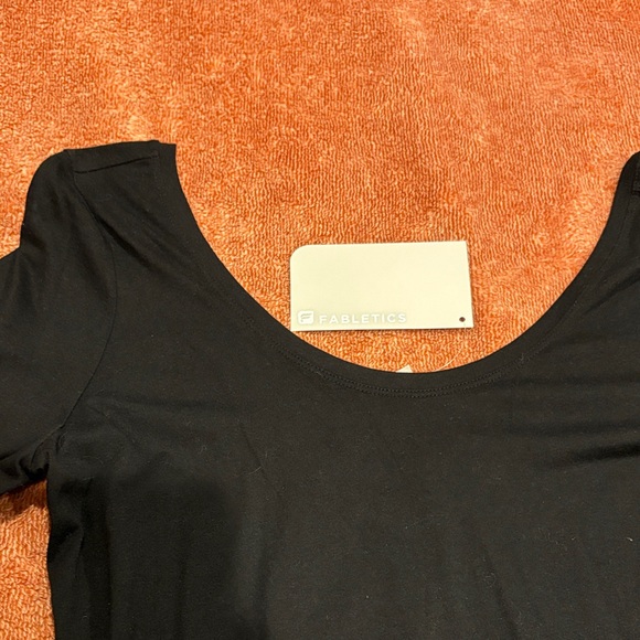 Fabletics Black Long Sleeve Blouse - Picture 2 of 3